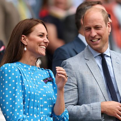 The Prince and Princess of Wales attend Wimbledon in 2022