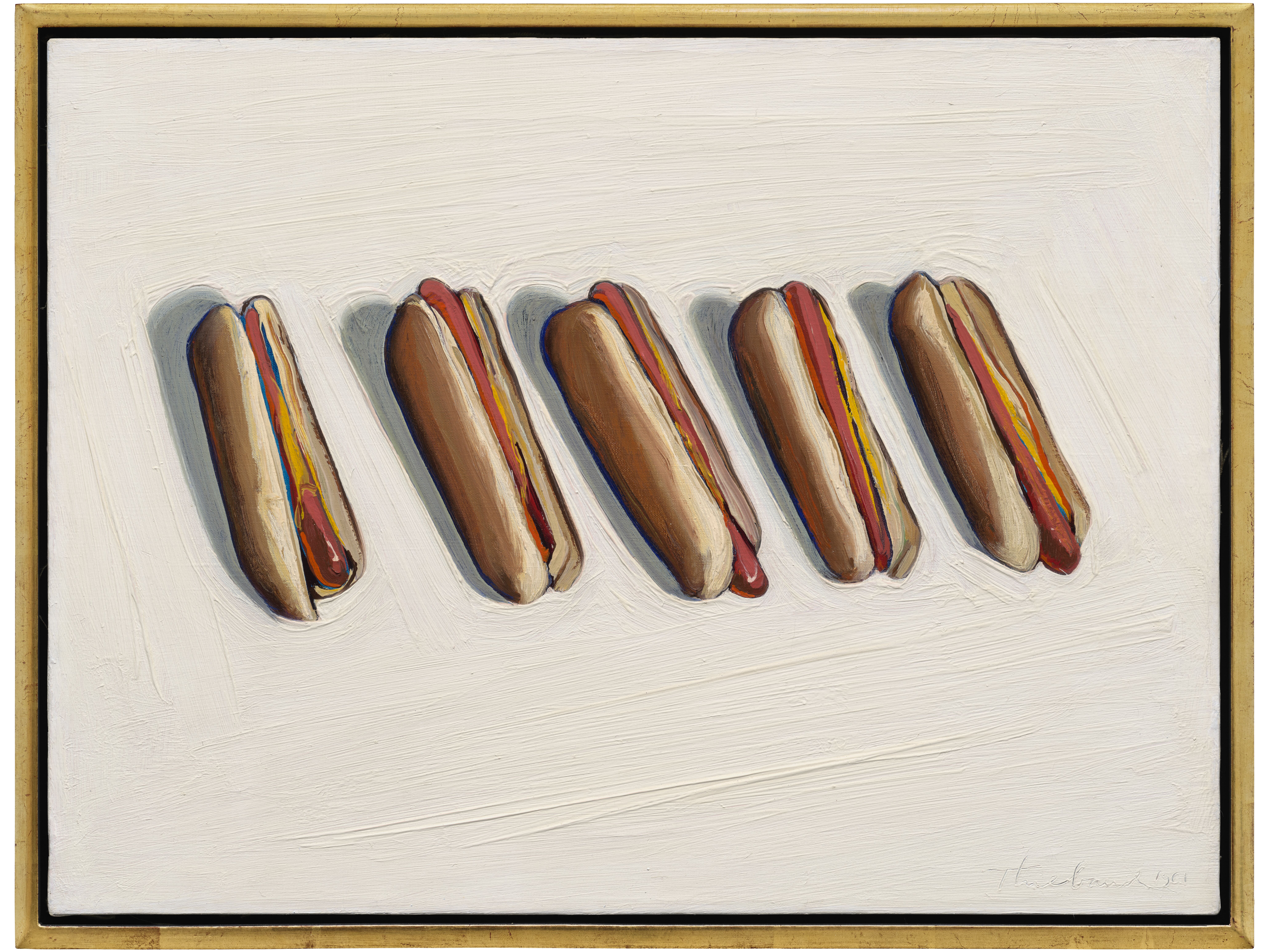 painting of hot dogs