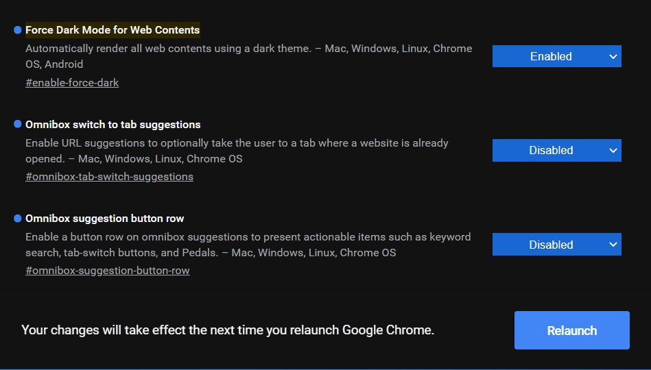 how to turn on dark mode - all websites