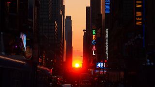 The Manhattan Solstice is an accidental man-made event. Image: CC0 Creative Commons