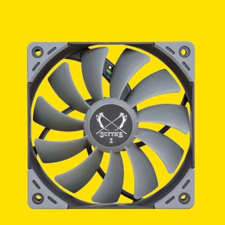The best PC fan on a colourful background.