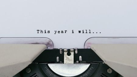 This year I will typed on a typewriter