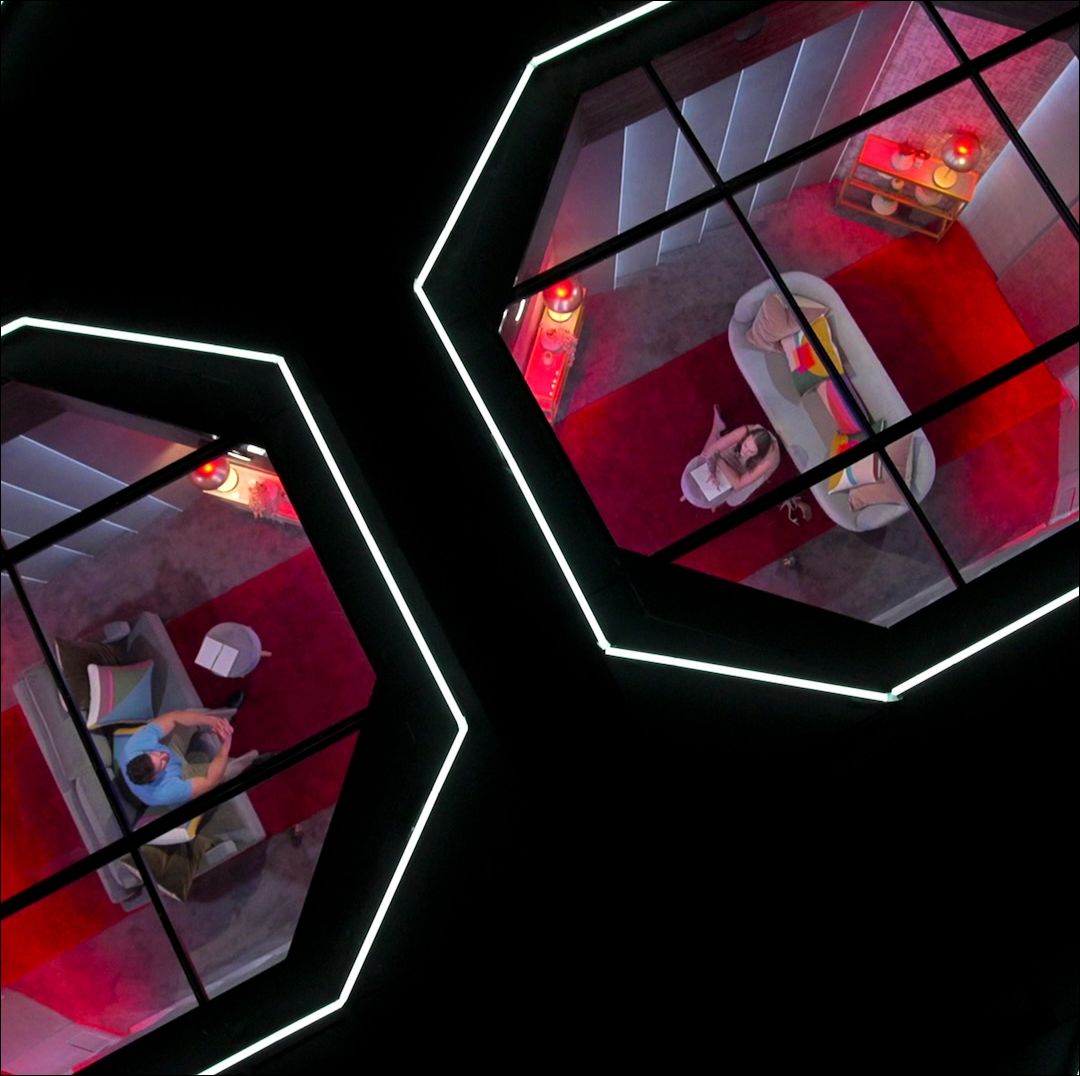 a view of two pods from above, in &#039;love is blind&#039; season 6