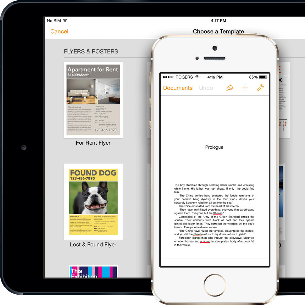 comment afficher deux pages sur ipad