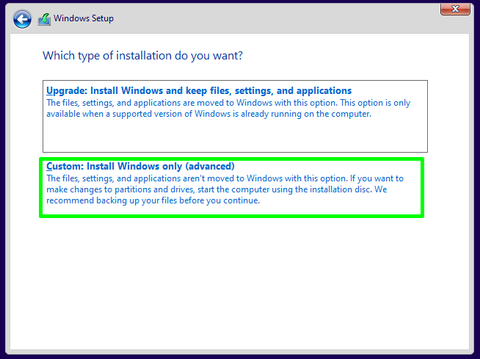 no valid windows installation disc can be detected
