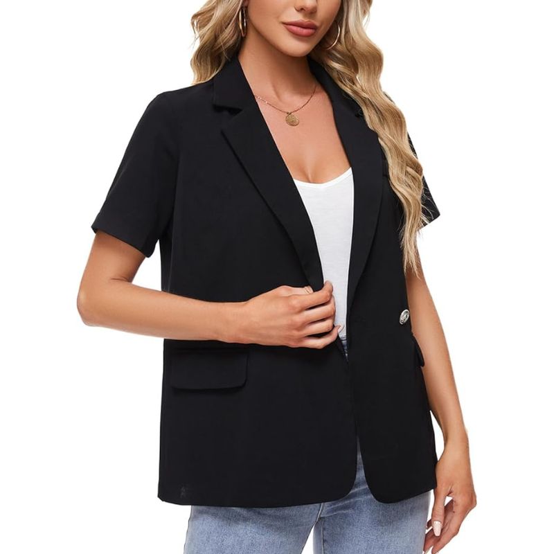 Mintlimit, Womens Short Sleeve Blazer