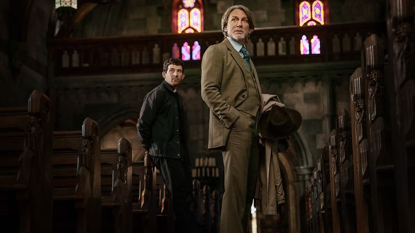 A still image from Wake Up Dead Man: A Knives Out mystery.