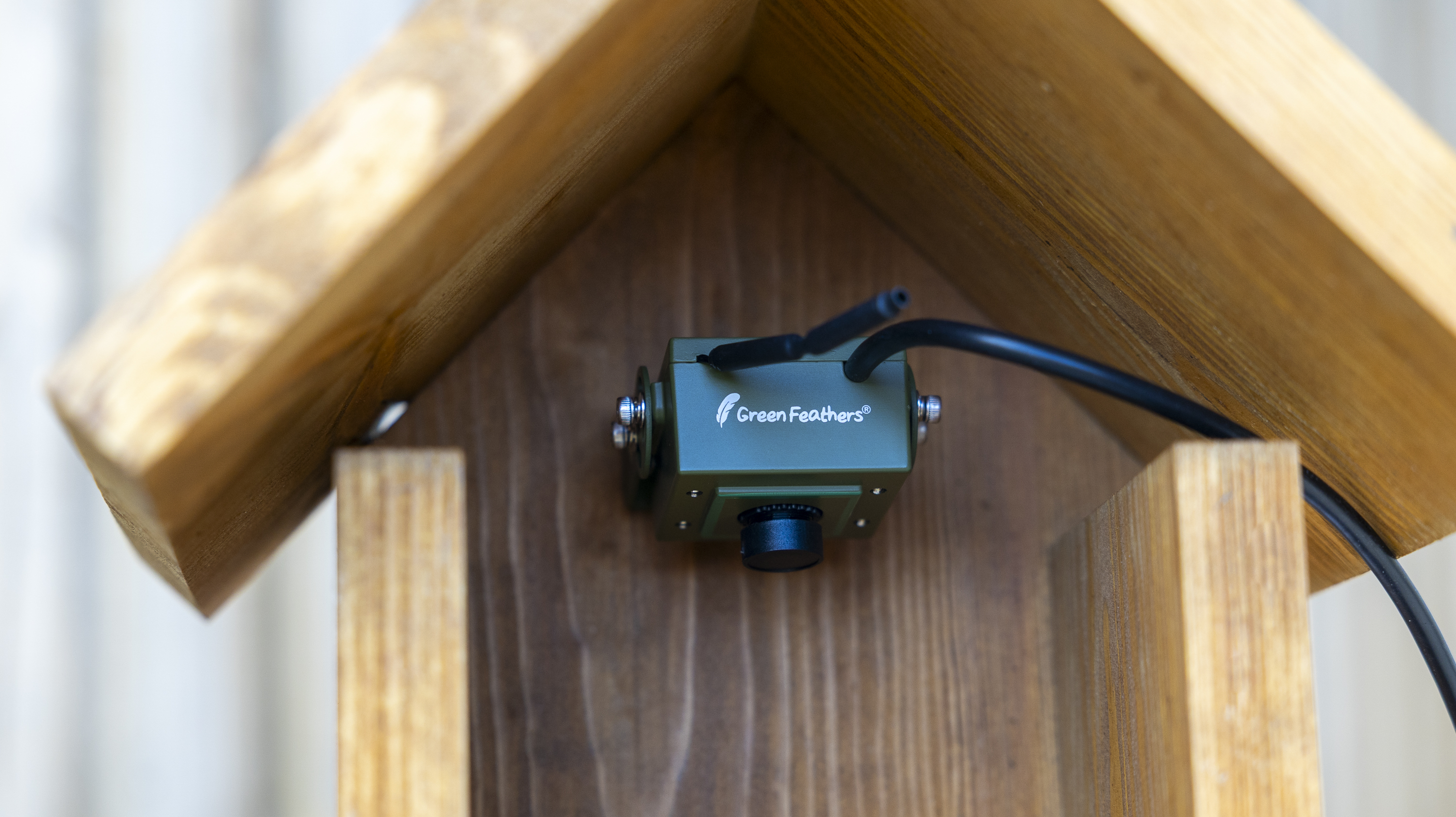 Assembling the Green Feathers WiFi bird box camera into the bird box