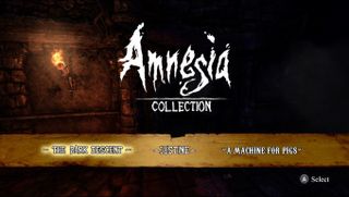 Amnesia Collection title screen