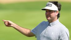 Bubba Watson in a practice round ahead of the 2023 Saudi International