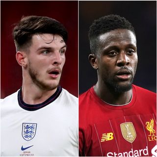 Declan Rice and Divock Origi