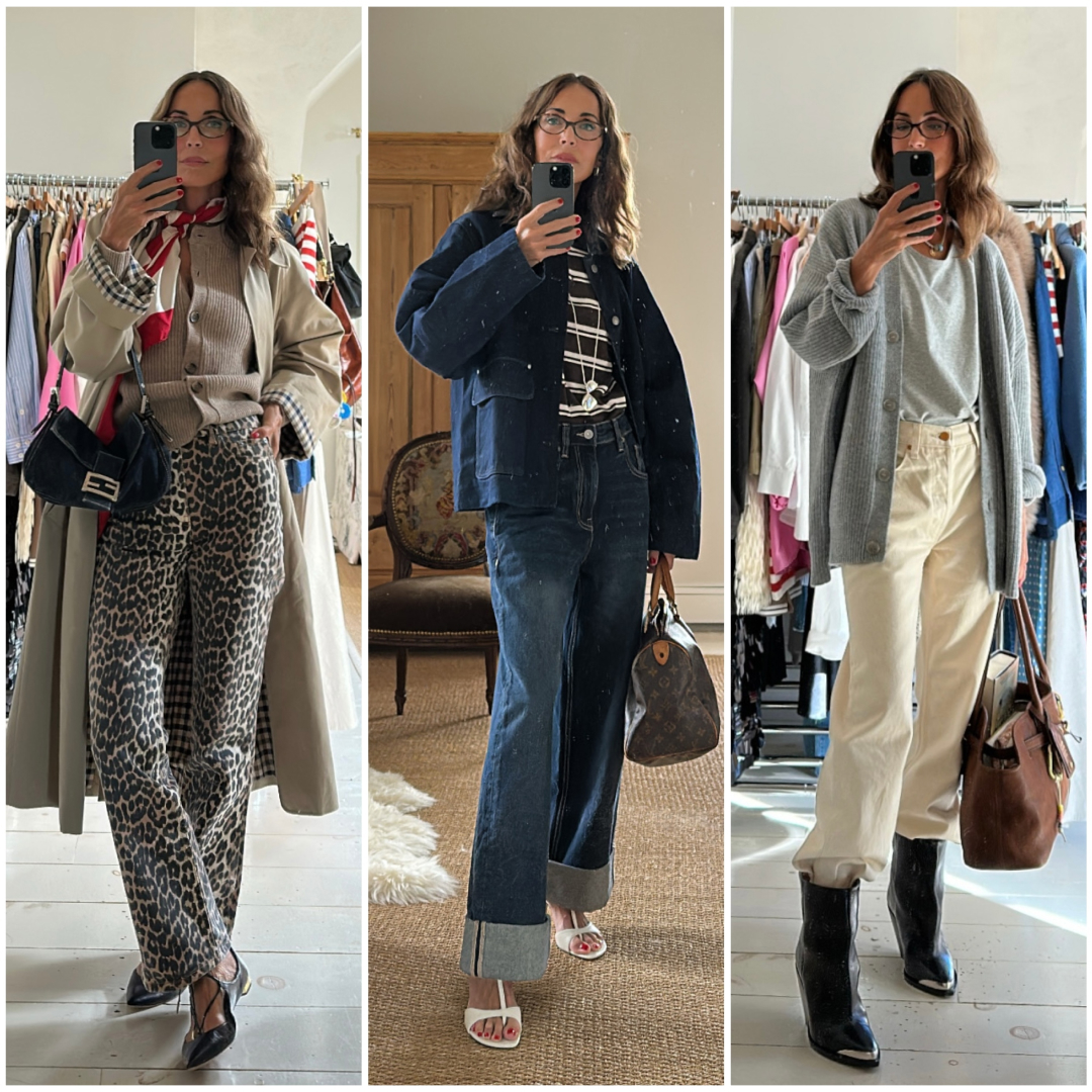 Larissa Mills mirror selfies wearing jeans