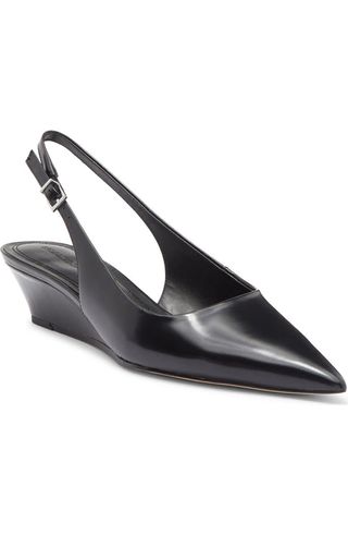 Rhianon Wedge Slingback Leather Pump