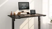 Flexispot Standing Desk Height Adjustable Desk 48"x24" Black | $239$156 at Amazon