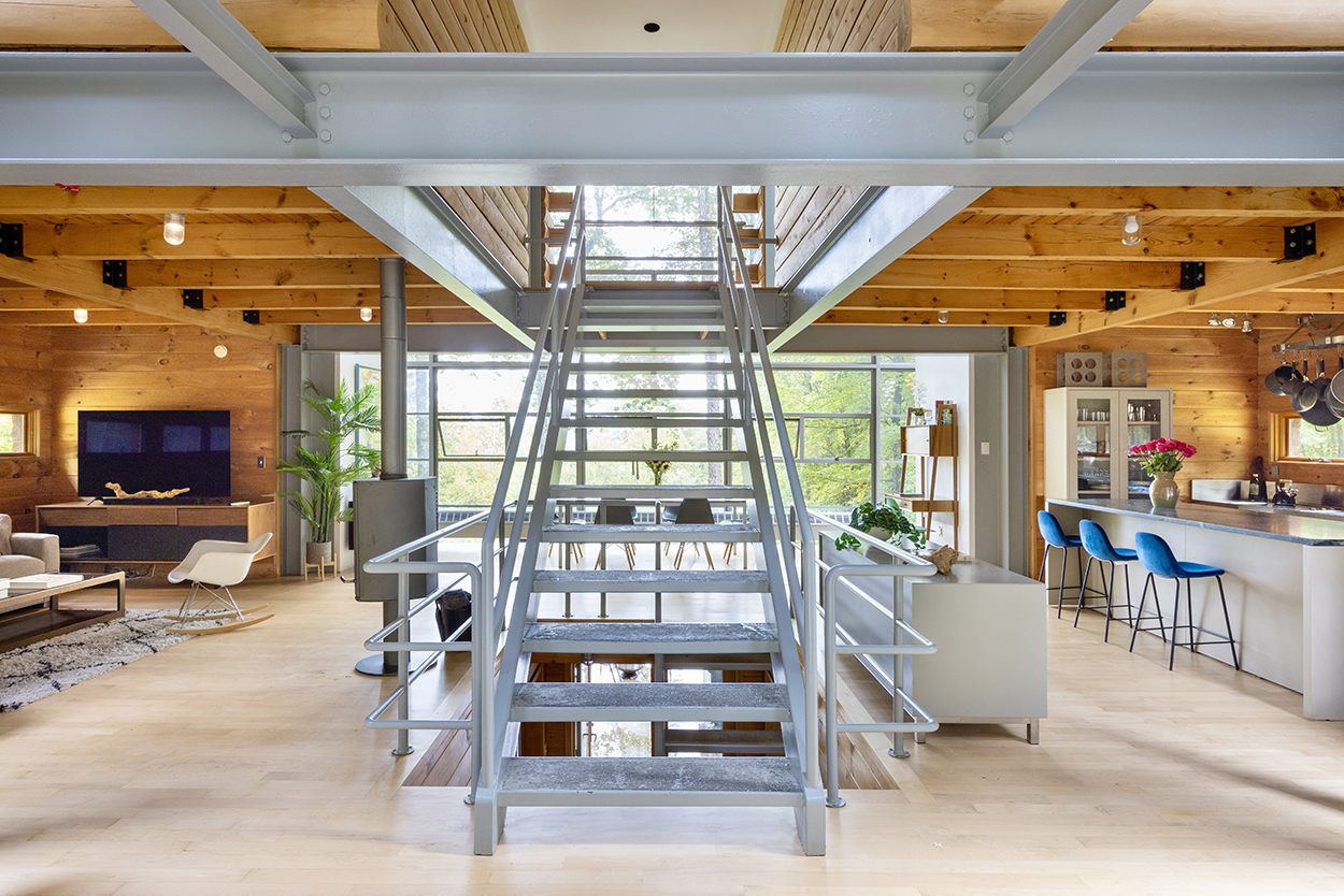 Staircase inside home