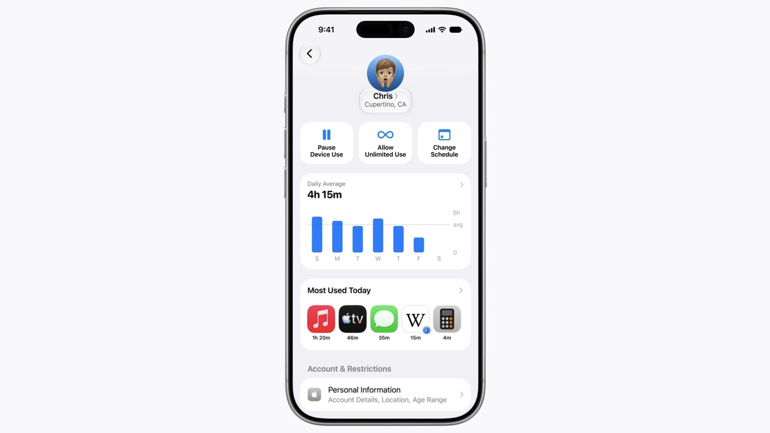Apple's Screen Time feature