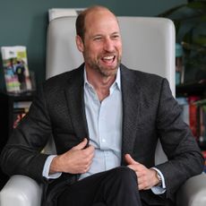 READING, ENGLAND - MARCH 5: Prince William, Prince of Wales reacts as he visits the Royal Berkshire Hospital on March 5, 2025 in Reading, England. The visit marks five years since the start of the pandemic and is highlighting the work of the charity which continues to help NHS staff, patients and local communities across the country. (Photo by Richard Pohle-WPA Pool/Getty Images)