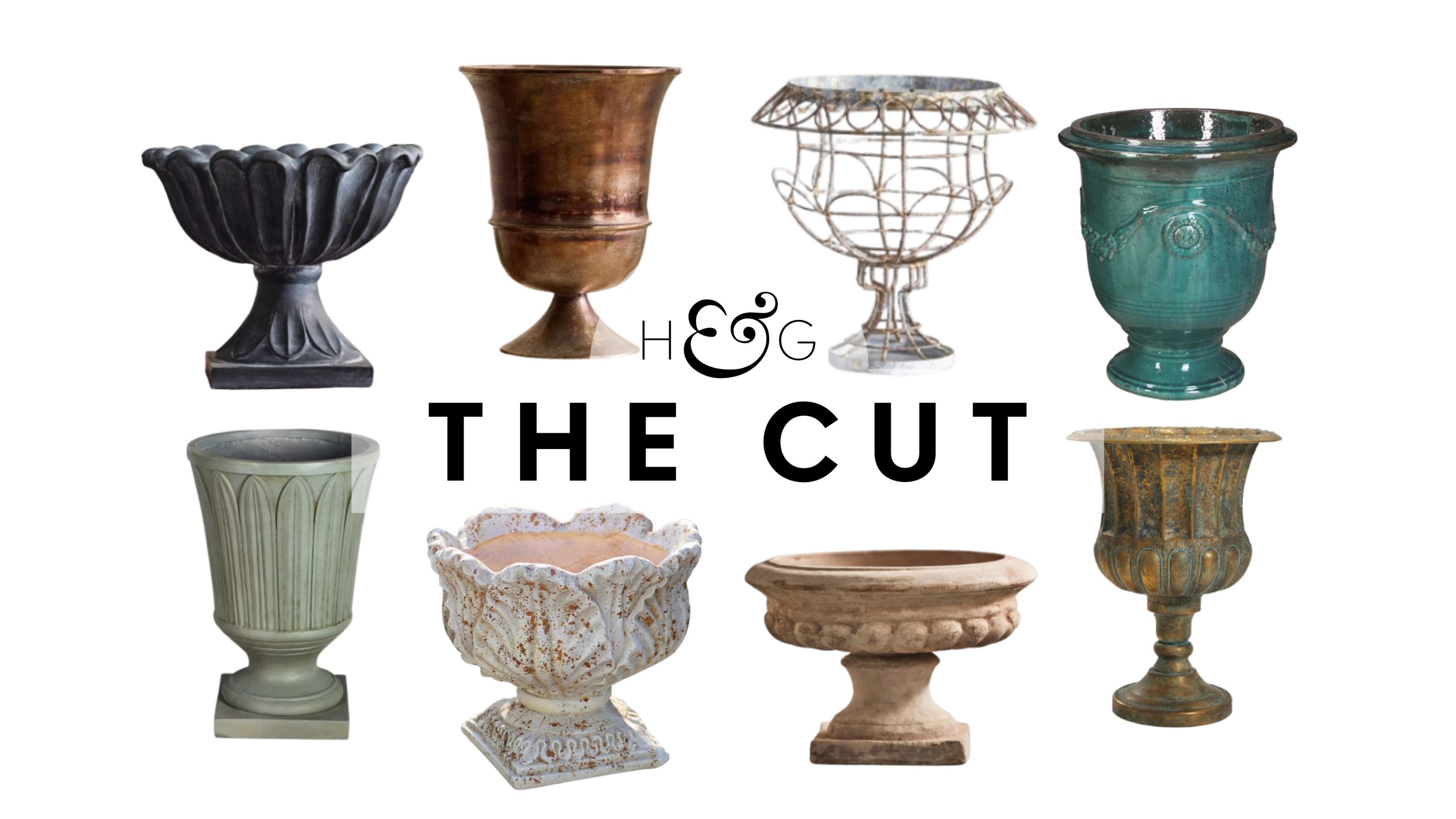 The Cut - garden urns