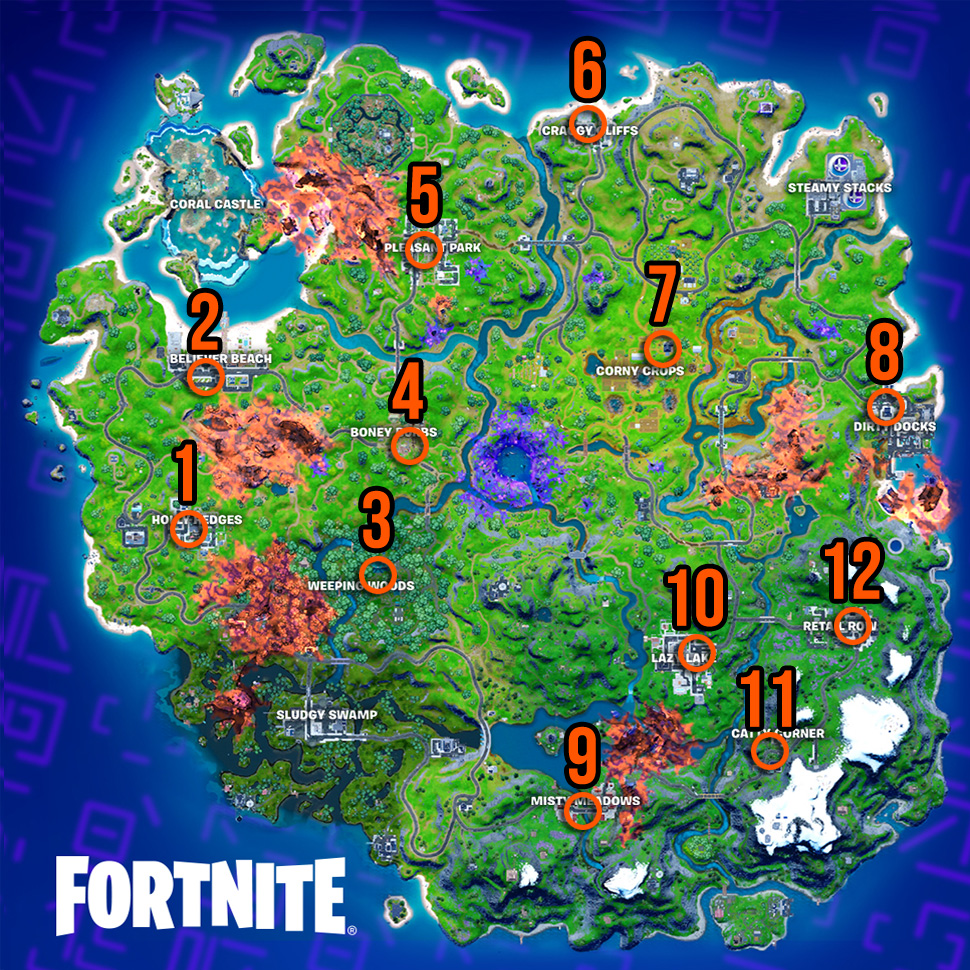 Fortnite Ghost Trap locations