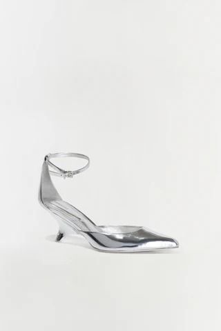 Vixen Metallic Leather Wedge