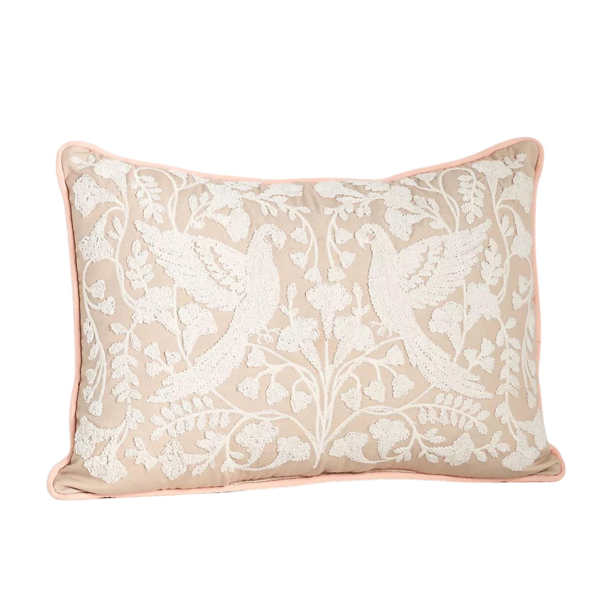 Anthropologie, Kenia Embroidered Floral Indoor/outdoor Cushion