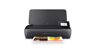 HP Officejet 250 on a white background
