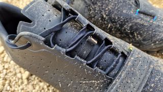 Rapha Explore gravel shoe lacing details