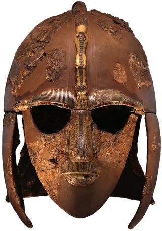 The Sutton Hoo helmet.