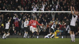 Fulham recorded a famous Premier League win over Manchester United in December 2009