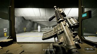 Battlefield 6 best settings in practice range inspecting M4A1