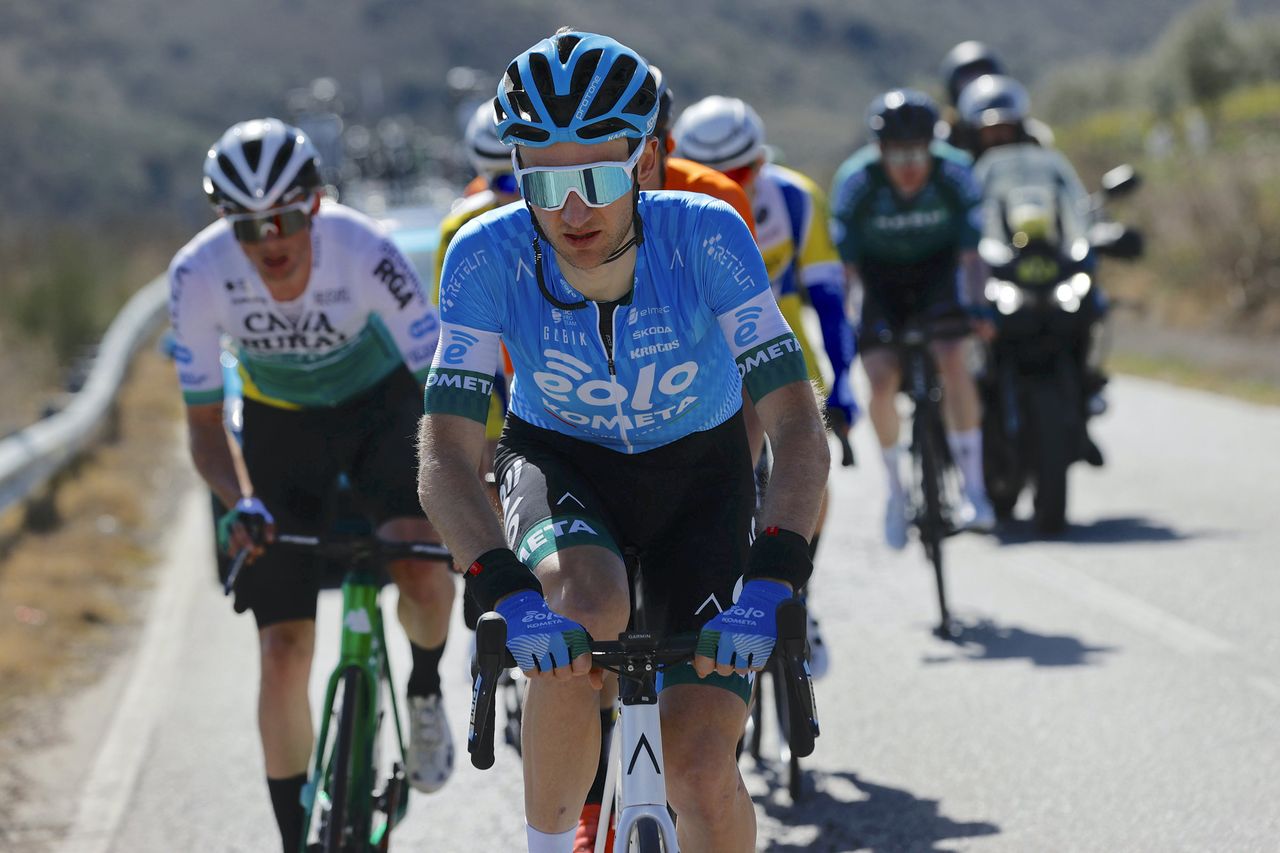 Vuelta a Andalucia - Ruta Del Sol 2022 - 68th Edition - 1st stage Ubrique - Iznajar 200,7 km - 16/02/2022 - Mark Christian (GBR - EOLO - Kometa) - photo Luis Angel Gomez/SprintCyclingAgency&Acirc;&copy;2022