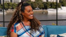 Alison Hammond in check outfit