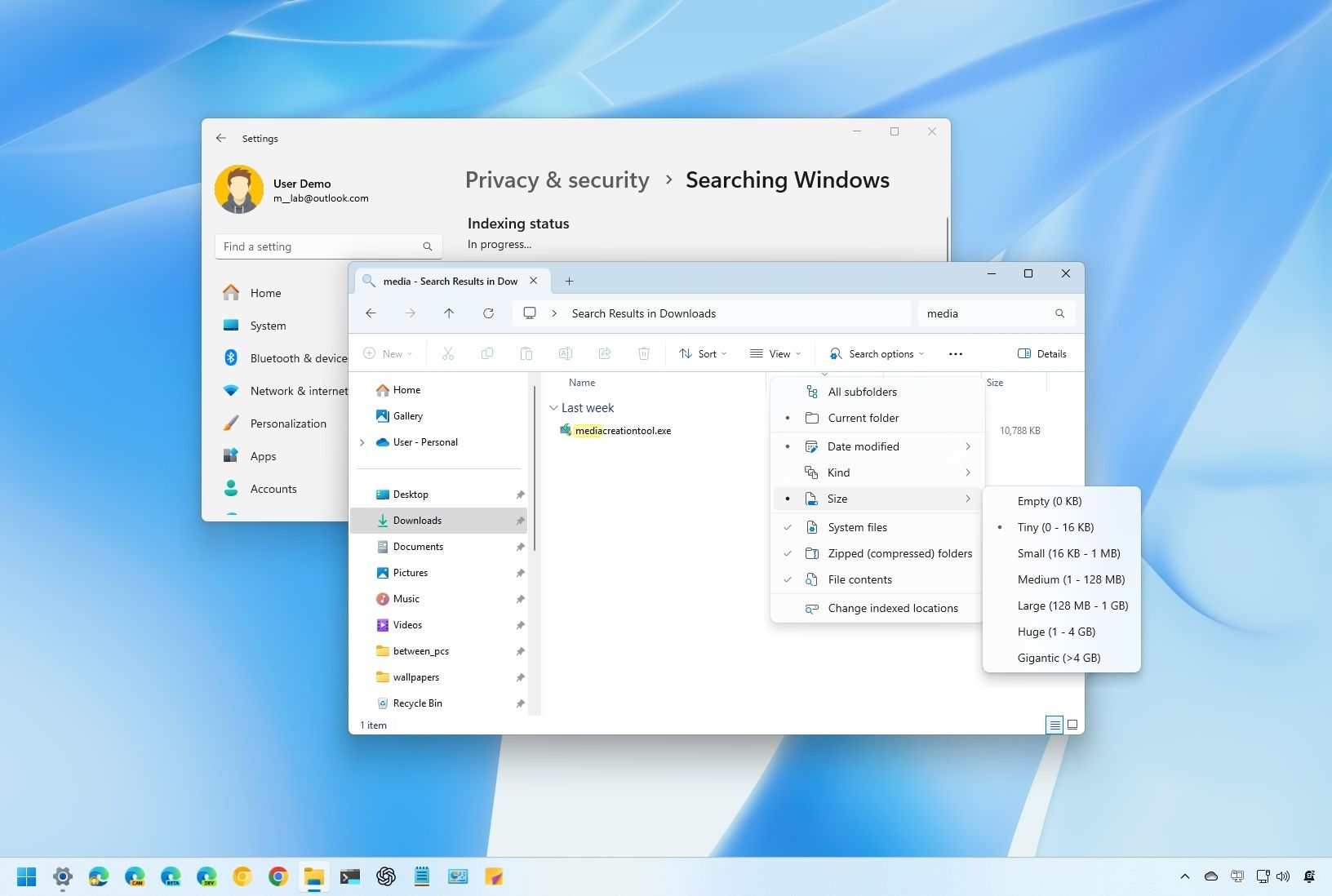 How to boost search efficiency on File Explorer in Windows 11