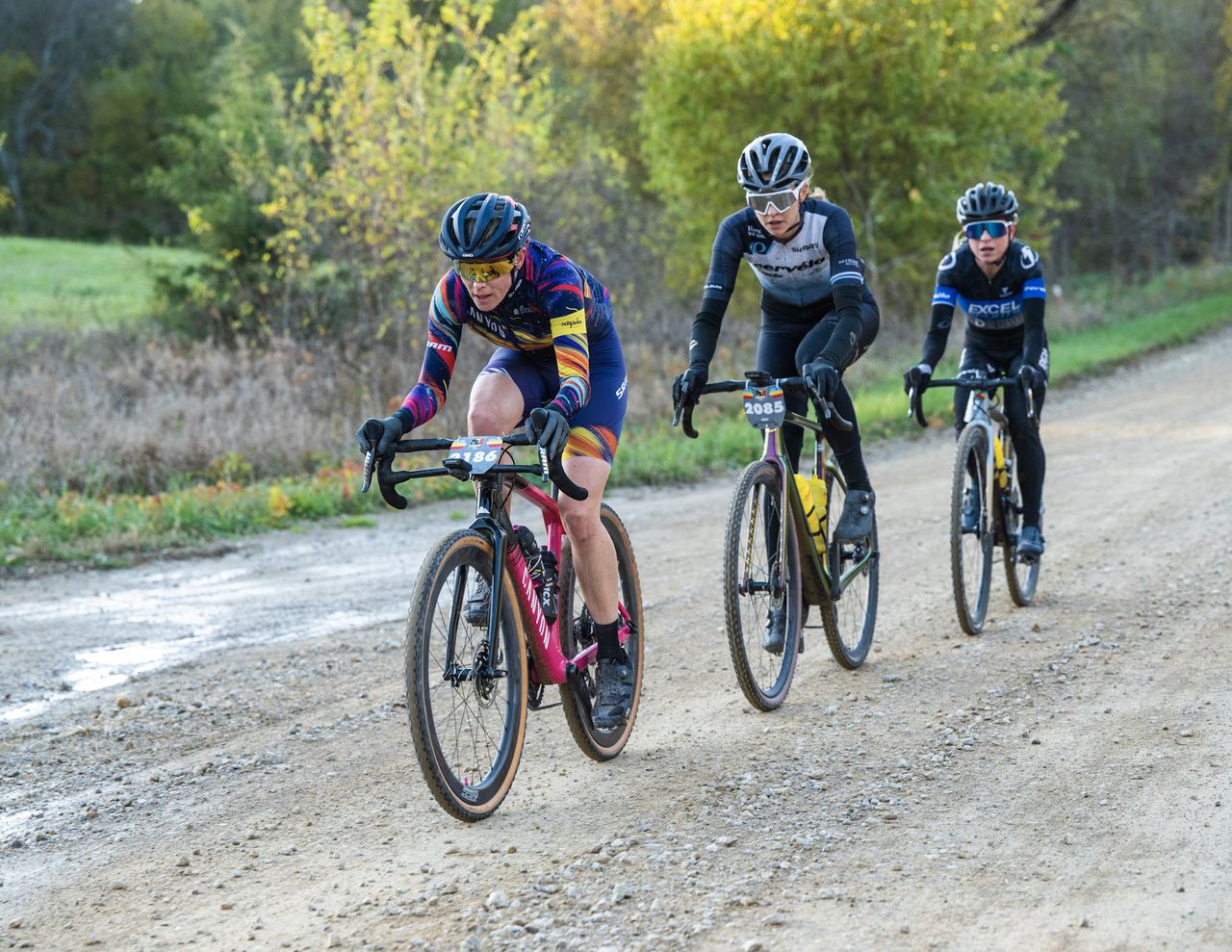 The 2021 Belgian Waffle Ride in Kansas, won by Tiffany Cromwell (Canyon-SRAM)