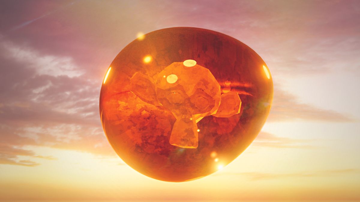 Create an amber material in Blender