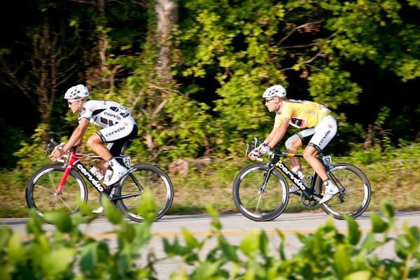 Jeff Louder (BMC) putting in a good effort at the front of the break.
