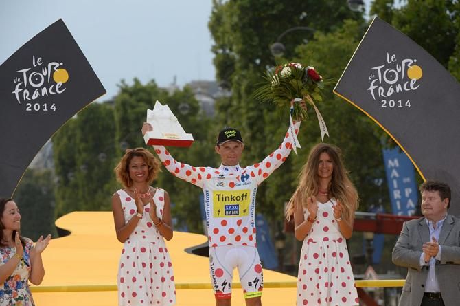 Rafal Majka won the mountains jersey