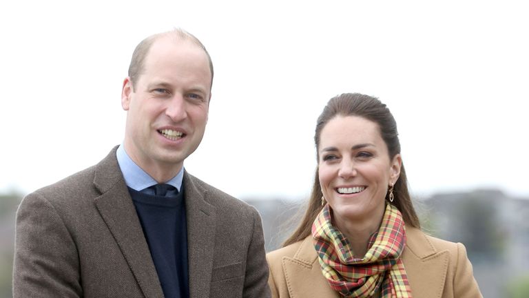kirkwall, scotland may 25 prince william, duke of cambridge and catherine, duchess of cambridge arrive to officially open the balfour, orkney hospital on day five of their week long visit to scotland on may 25, 2021 in kirkwall, scotland recently opened in 2019, the balfour replaced the old hospital, which had served the community for ninety years the new facility has enabled the repatriation of many nhs services from the scottish mainland, allowing orkney’s population to receive most of their healthcare at home the new building’s circular design is based on the 5000 year old neolithic settlement, skara brae, making it a unique reflection of the local landscape in which many historical sites are circles photo by chris jackson wpa poolgetty images
