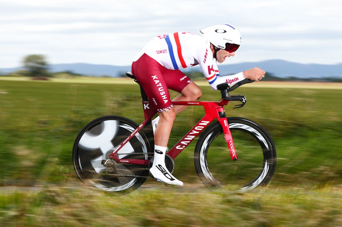 Tour of Britain stage 6 time trial in Pershore