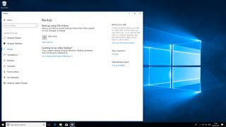 Windows 10 backup screen