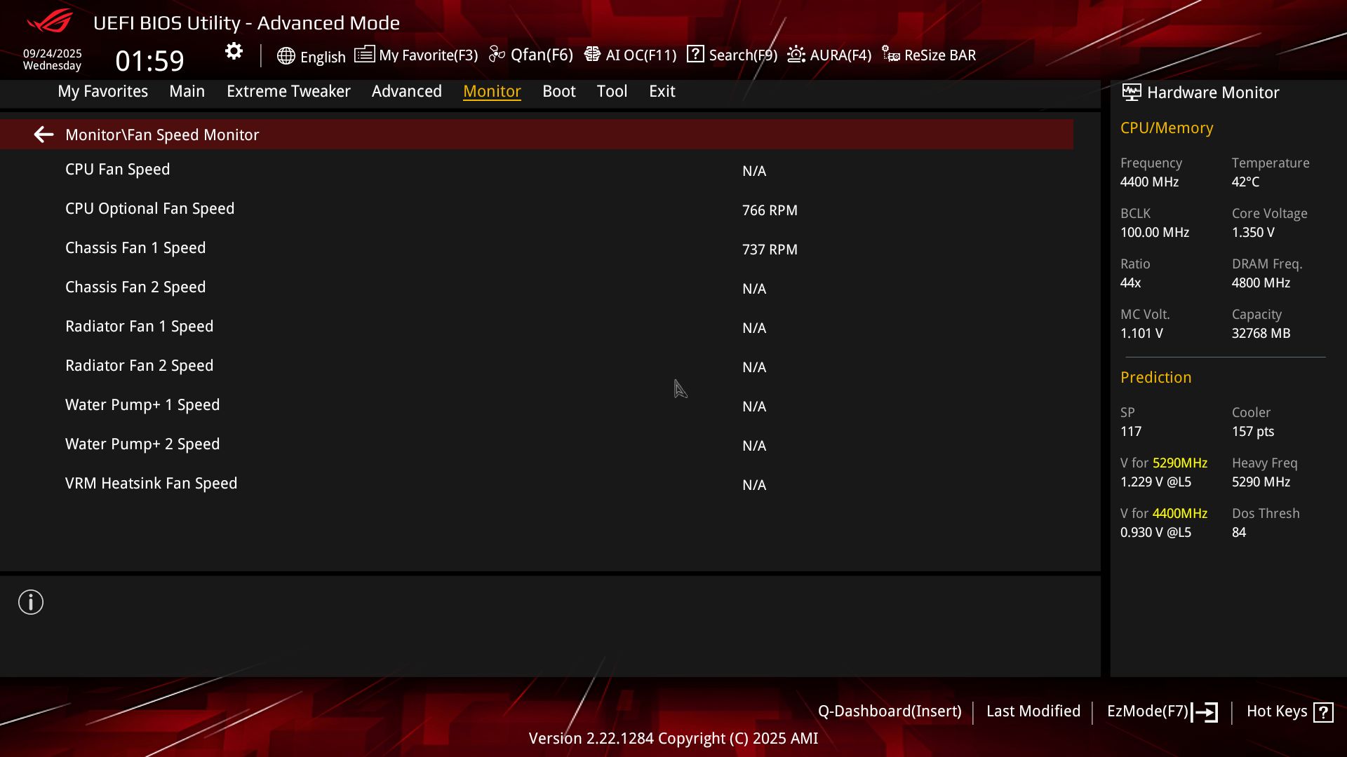 Asus ROG Crosshair X870E Extreme - BIOS Images