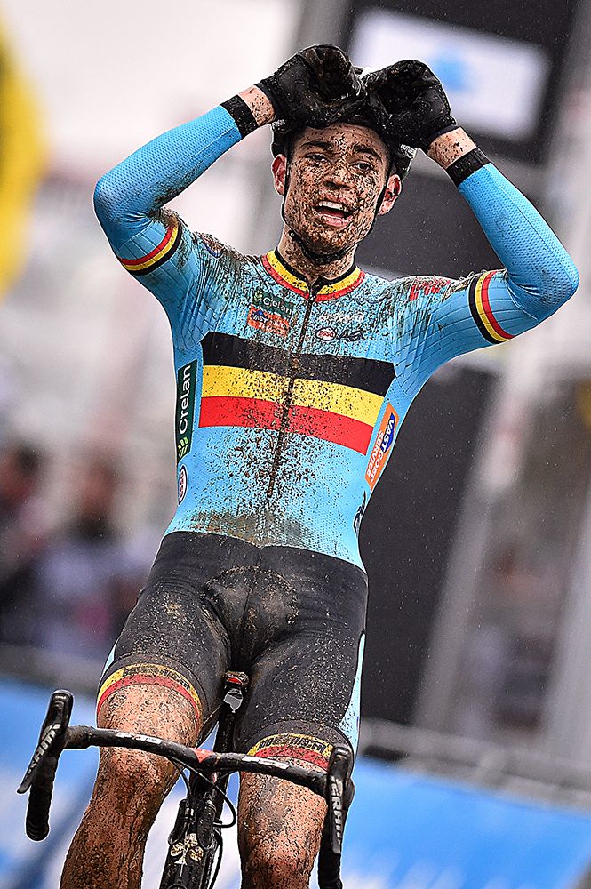 Wout Van Aert (Belgium) wins the 2016 UCI Cyclo-cross World Championships