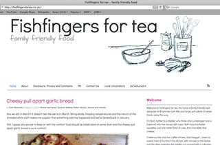 Fish fingers for tea blog