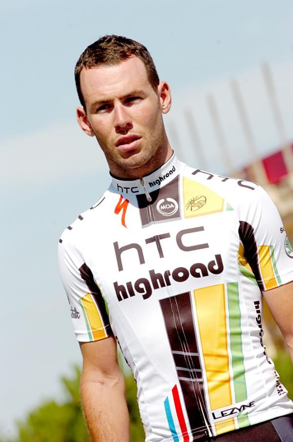 Mark Cavendish, freshly shorn for the Tour.