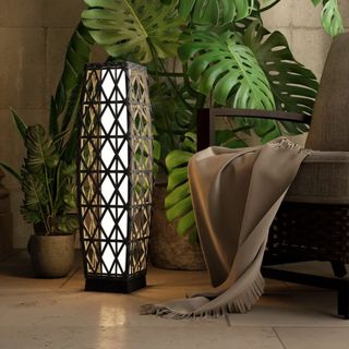 A Grand Patio Solar Powered Floor Lamp