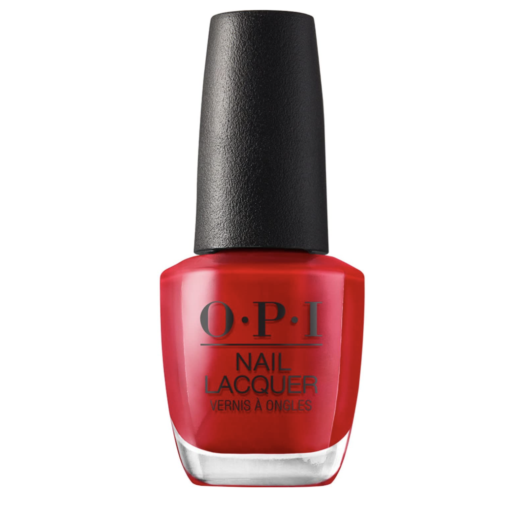 opi red nail polish