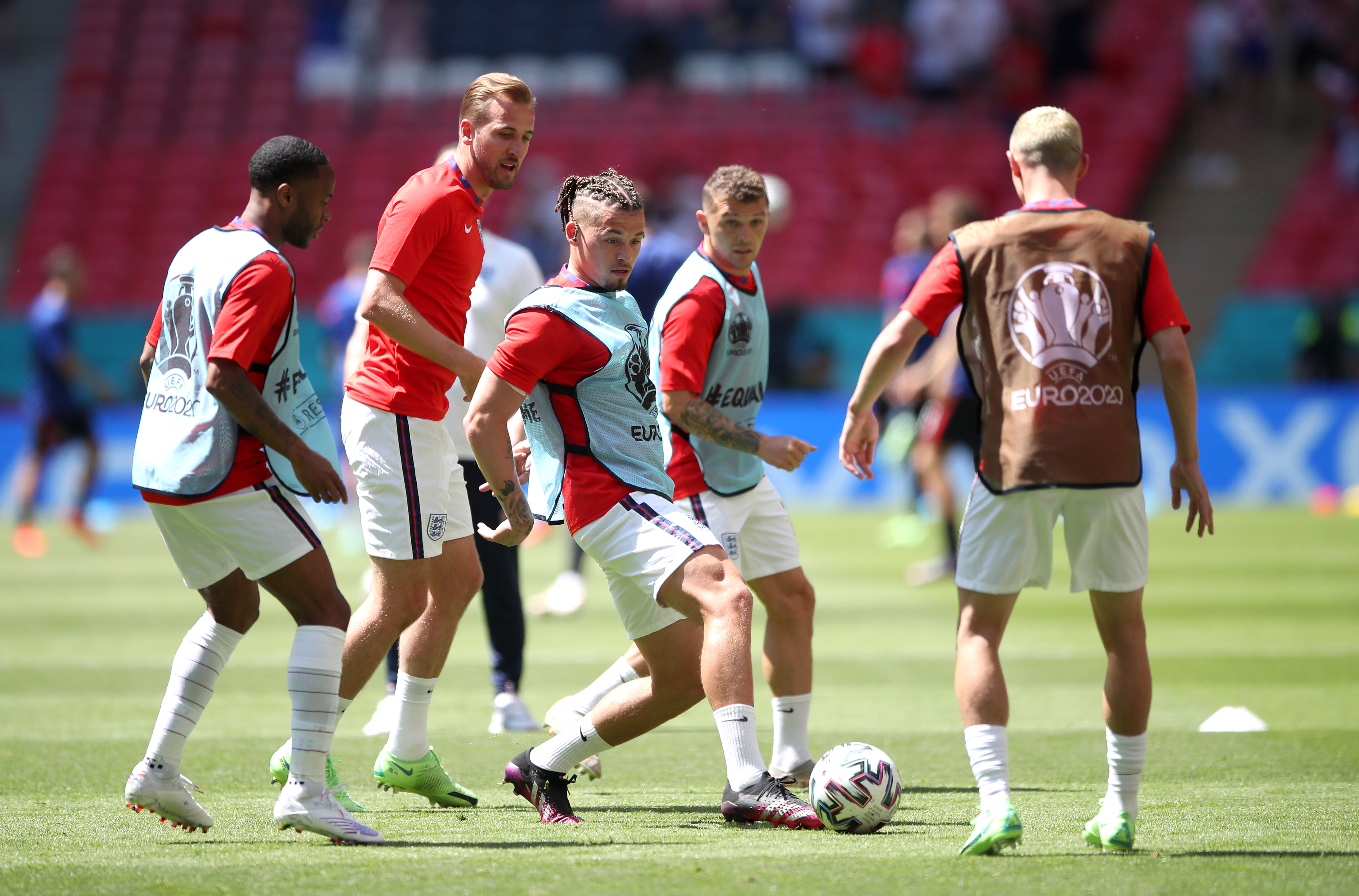 England warm up