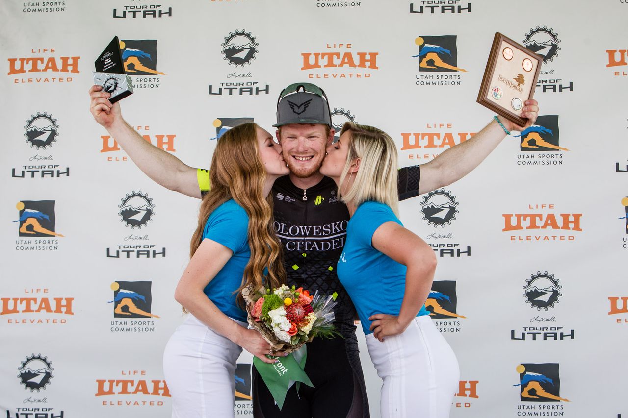 Stage winner John Murphy (Holowesko-Citadel) on the podium