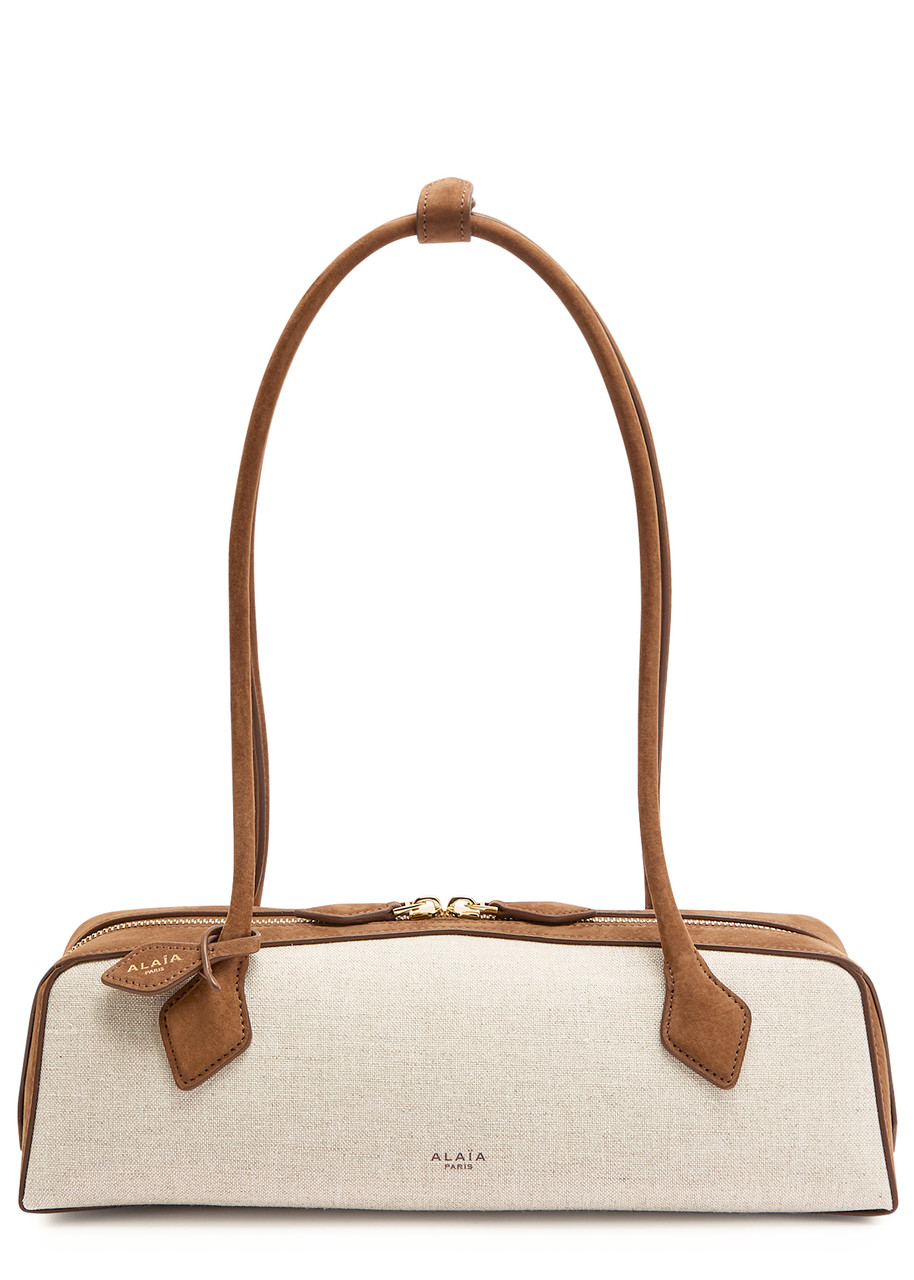 Le Teckel Medium Canvas Shoulder Bag
