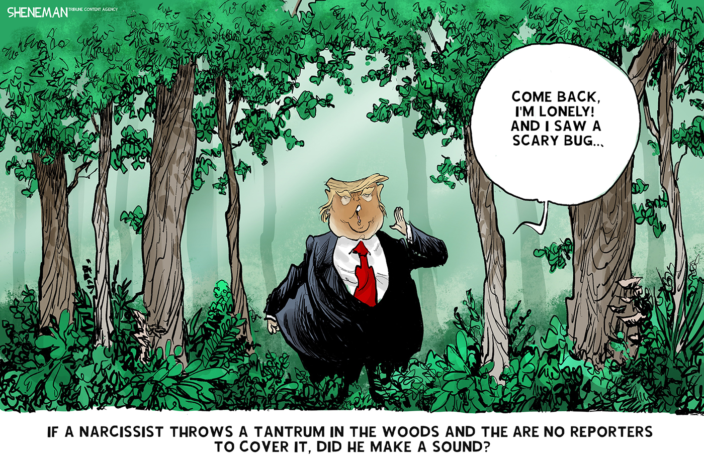 Political cartoon
